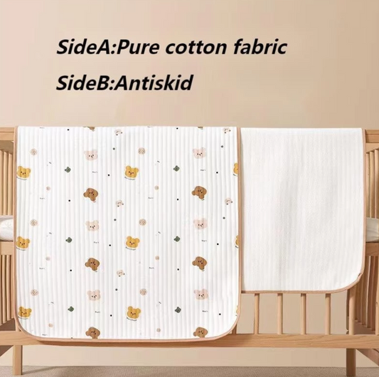 Baby Fitted Crib Sheet & Mattress Protector
