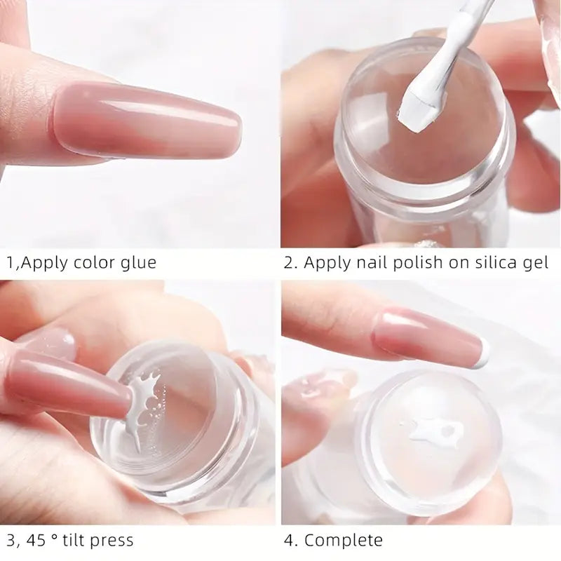 Silicone Nail Art Stamp Set