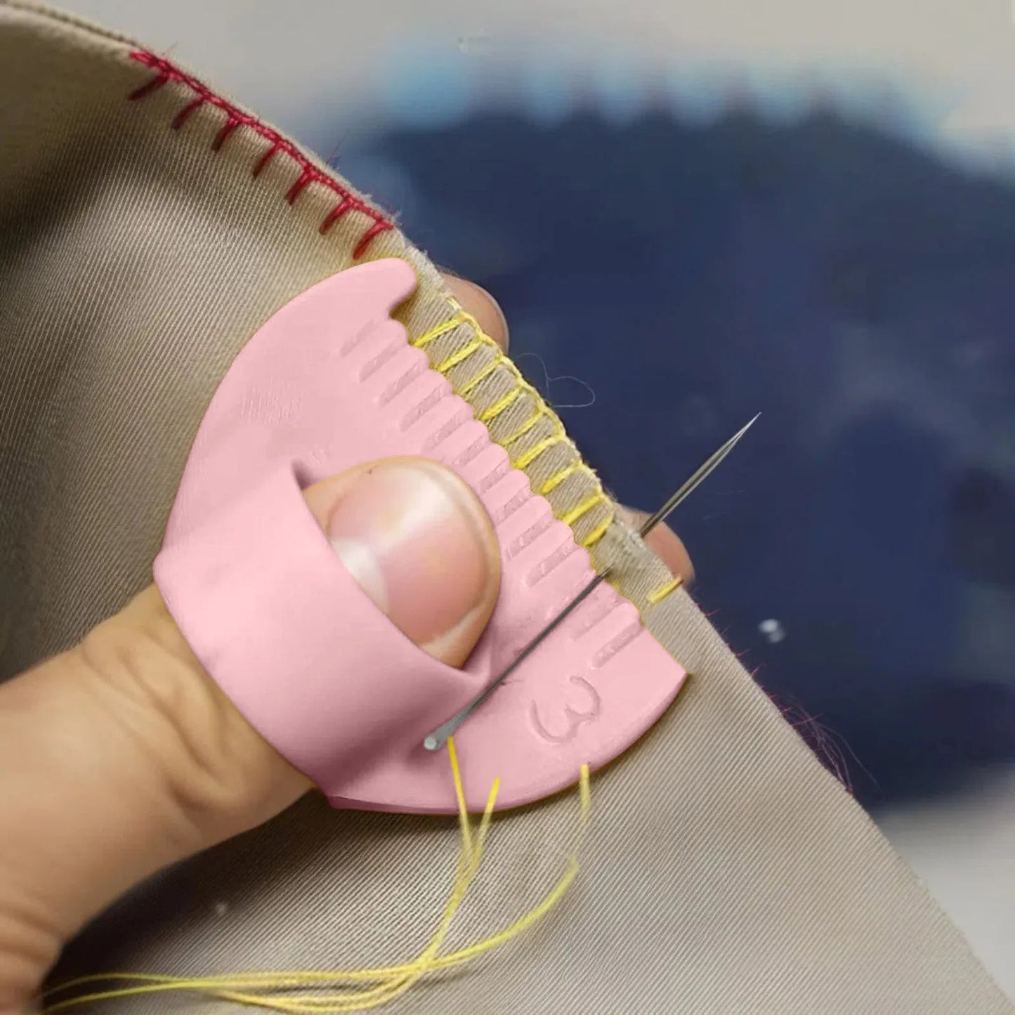 2Pcs Handcrafted Overlock Seam Finish